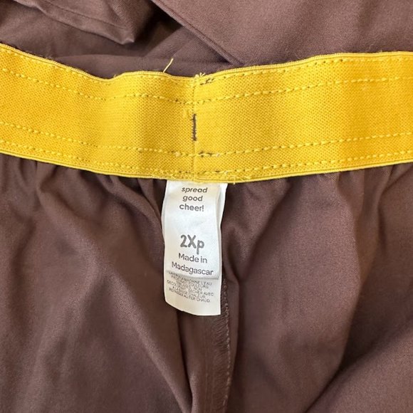 NWT WonderWink 5016PX in Chocolate for color 2XP - Picture 3 of 5